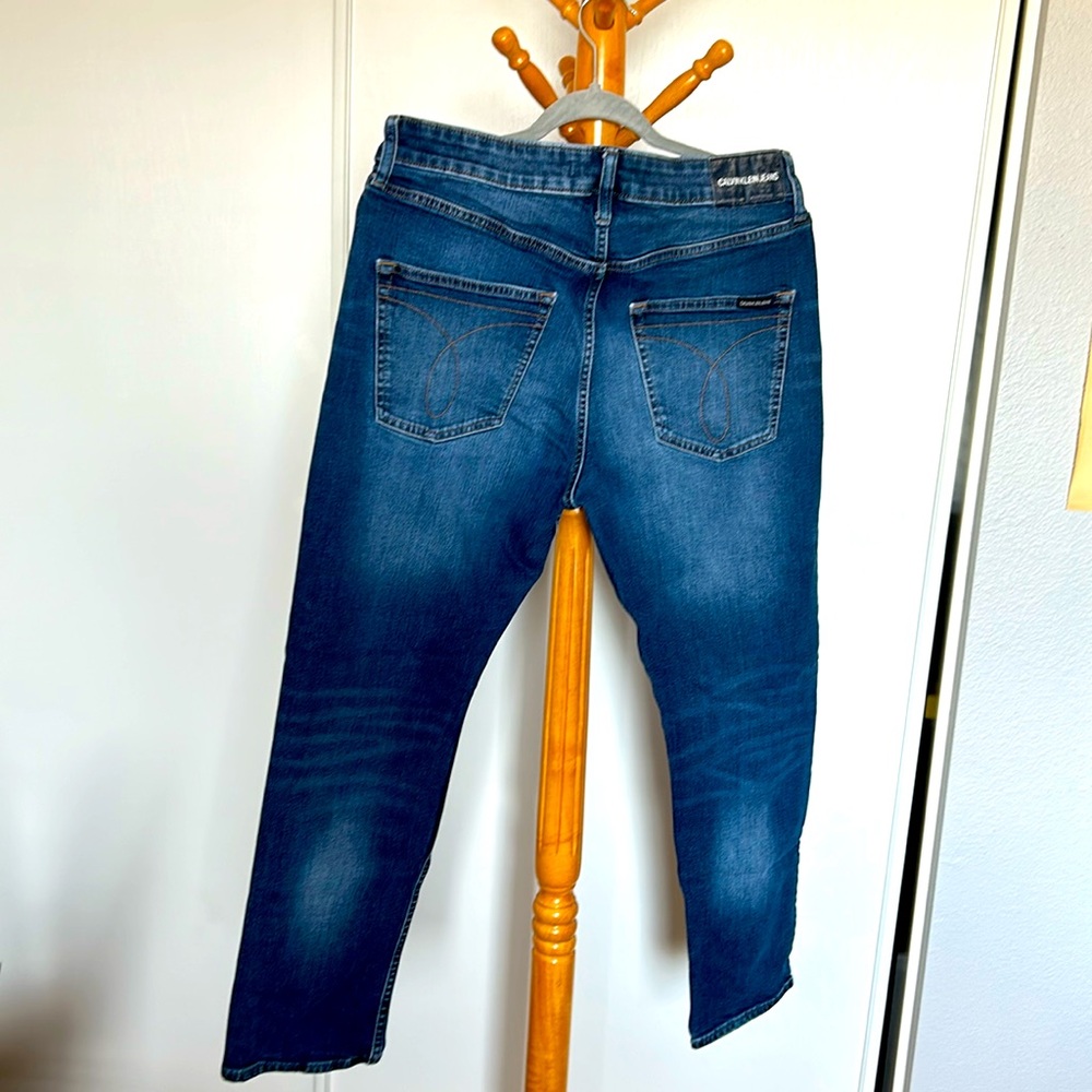 Athletic taper Calvin Klein blue jeans 👖